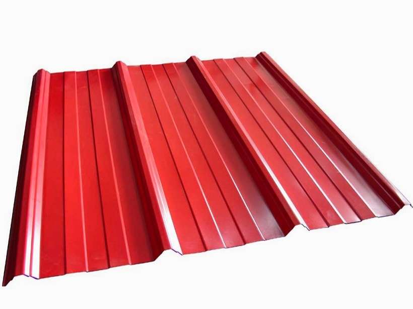 Cobertura Aluzinc Rojo 6.00m x 1.10 x 0.30mm